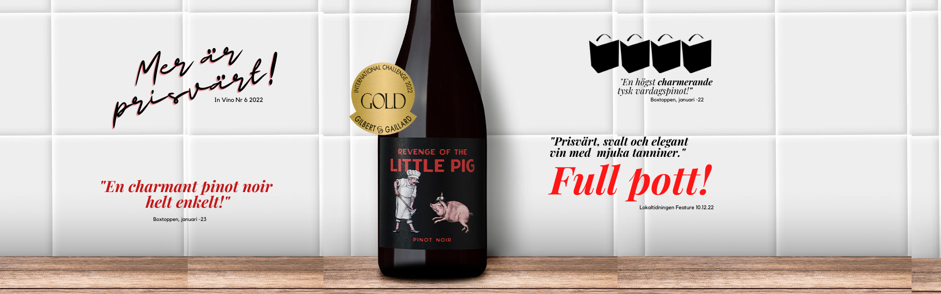 Revenge of The Little Pig Pinot Noir