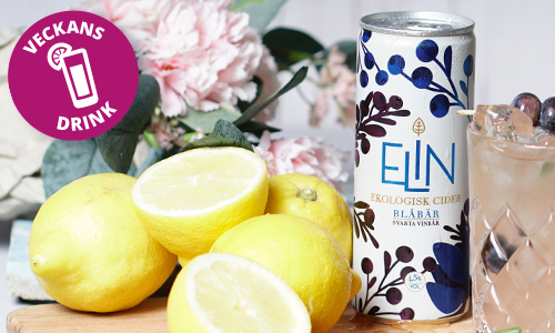 Veckans drink: ELIN blåbär & svarta vinbär
