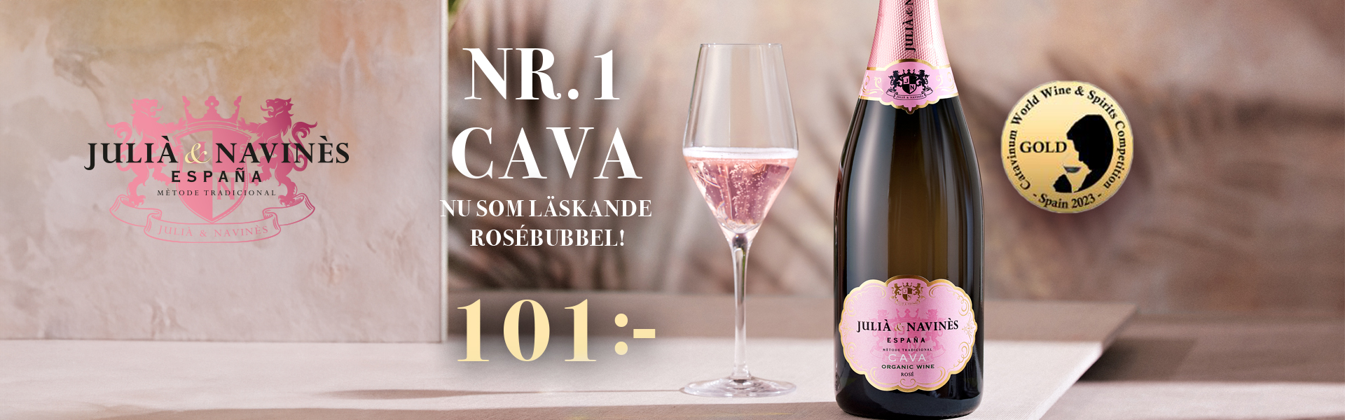 Julià & Navinès Cava Organic Rosé