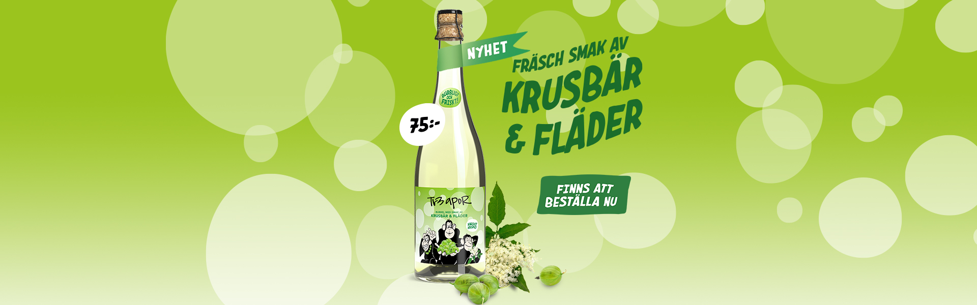 Tr3 Apor Fläder & Krusbär