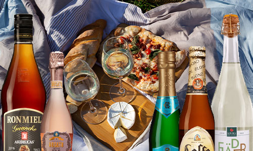 Picknick i sol, vågor och stjärnglans