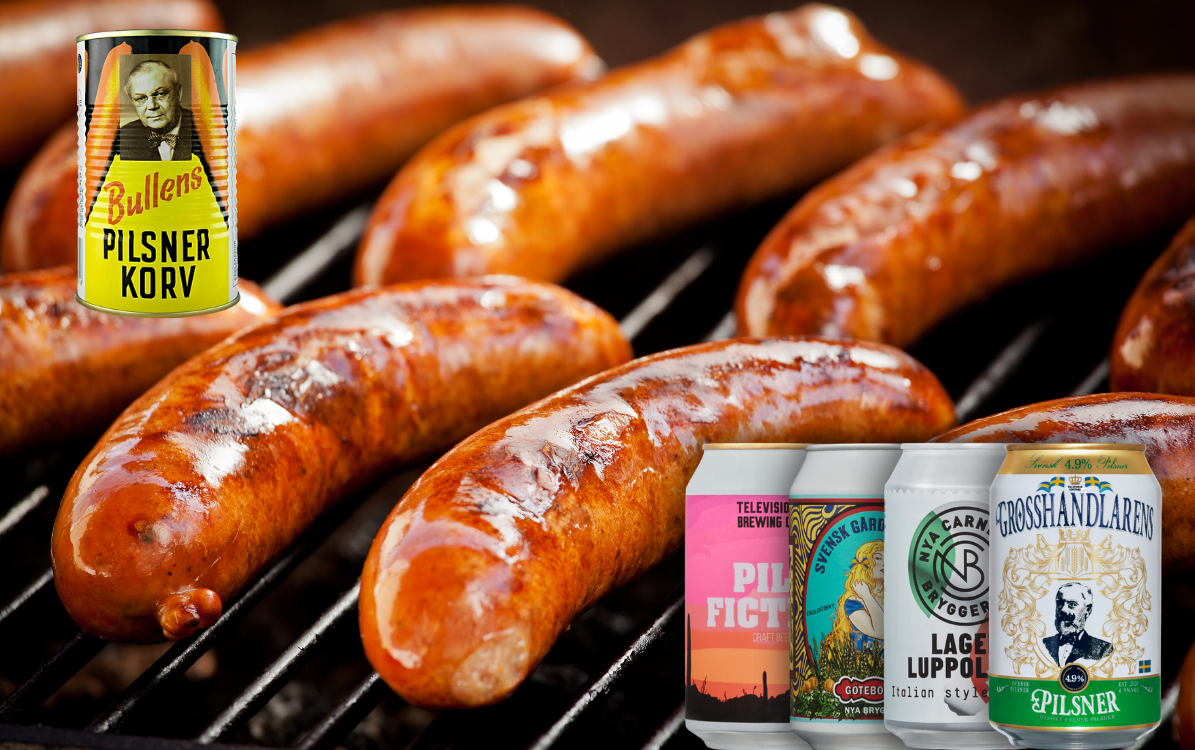 Njut av en svensk öl till Pilsnerkorvens dag