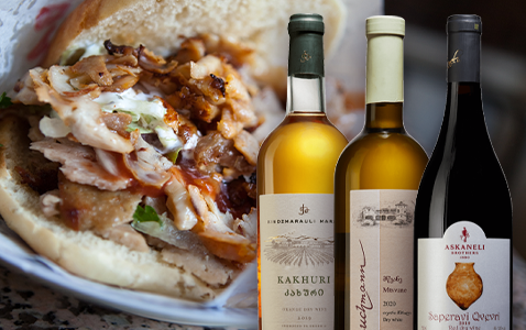 Hylla Kebabens dag med vin från Georgien