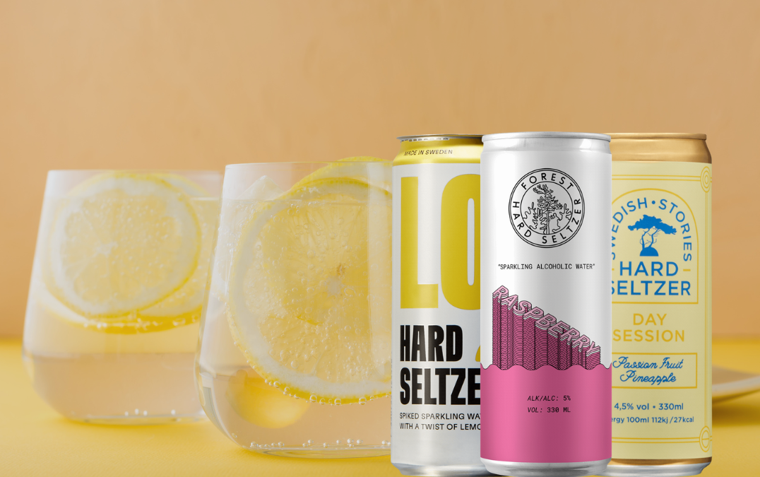 Hard seltzer – populära drycken med färre kalorier