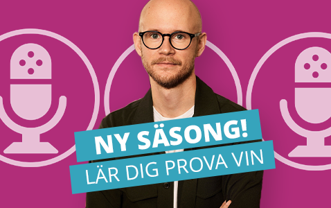 Häng med på en lyssnarresa i vinets värld med podden..