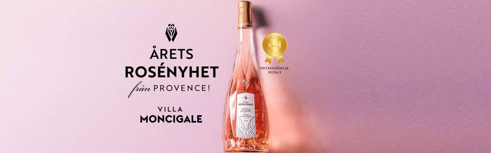 Villa Moncigale Coteaux d’Aix-en-Provence Rosé