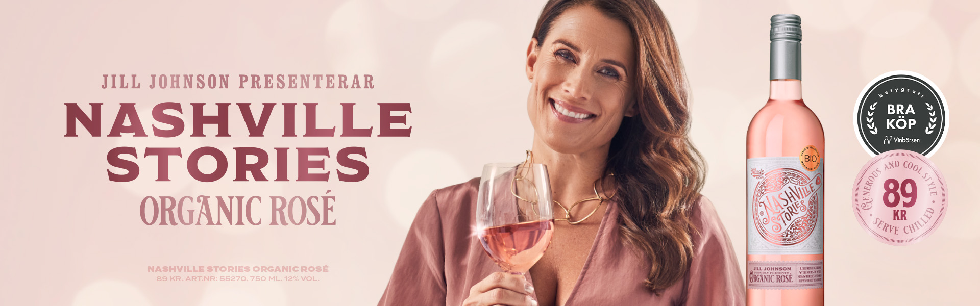 Nashville Stories Jill Johnson Proudly Presents Organic Rosé
