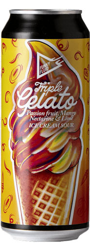 Funky Fluid Triple Gelato Passion fruit, Mango, Nectarine & Lime