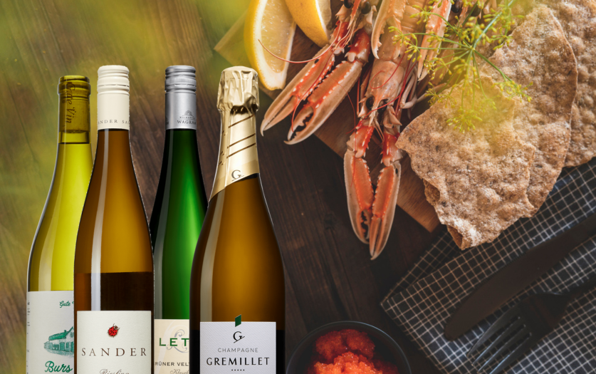 Fyra viner för en lyckad kräftskiva