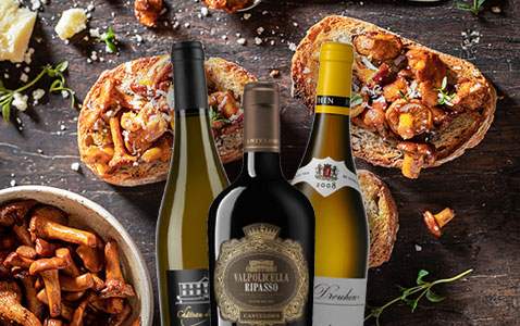 3 svamprätter med vin – kan det bli godare än så här..