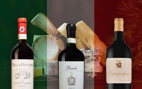 3 italienska viner – som gjorda för ost