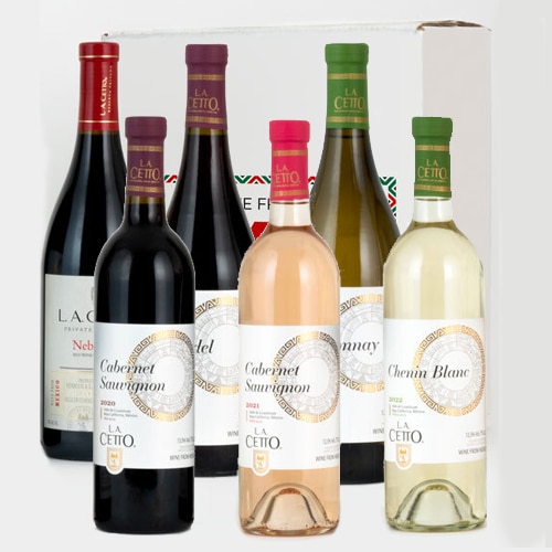 Blandlåda Mexiko - L.A Cetto Wines Rött, vitt och rosévin