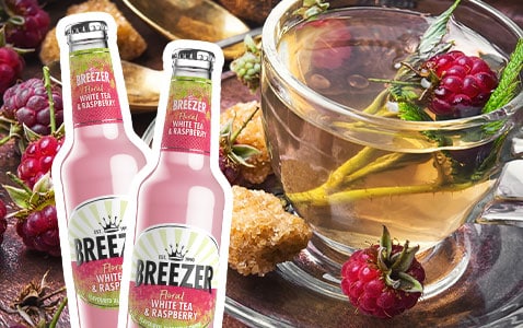 Uppfriskande nyhet: BREEZER White Tea & Raspberry