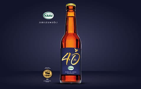 KRAV firar 40 år med jubileumsöl