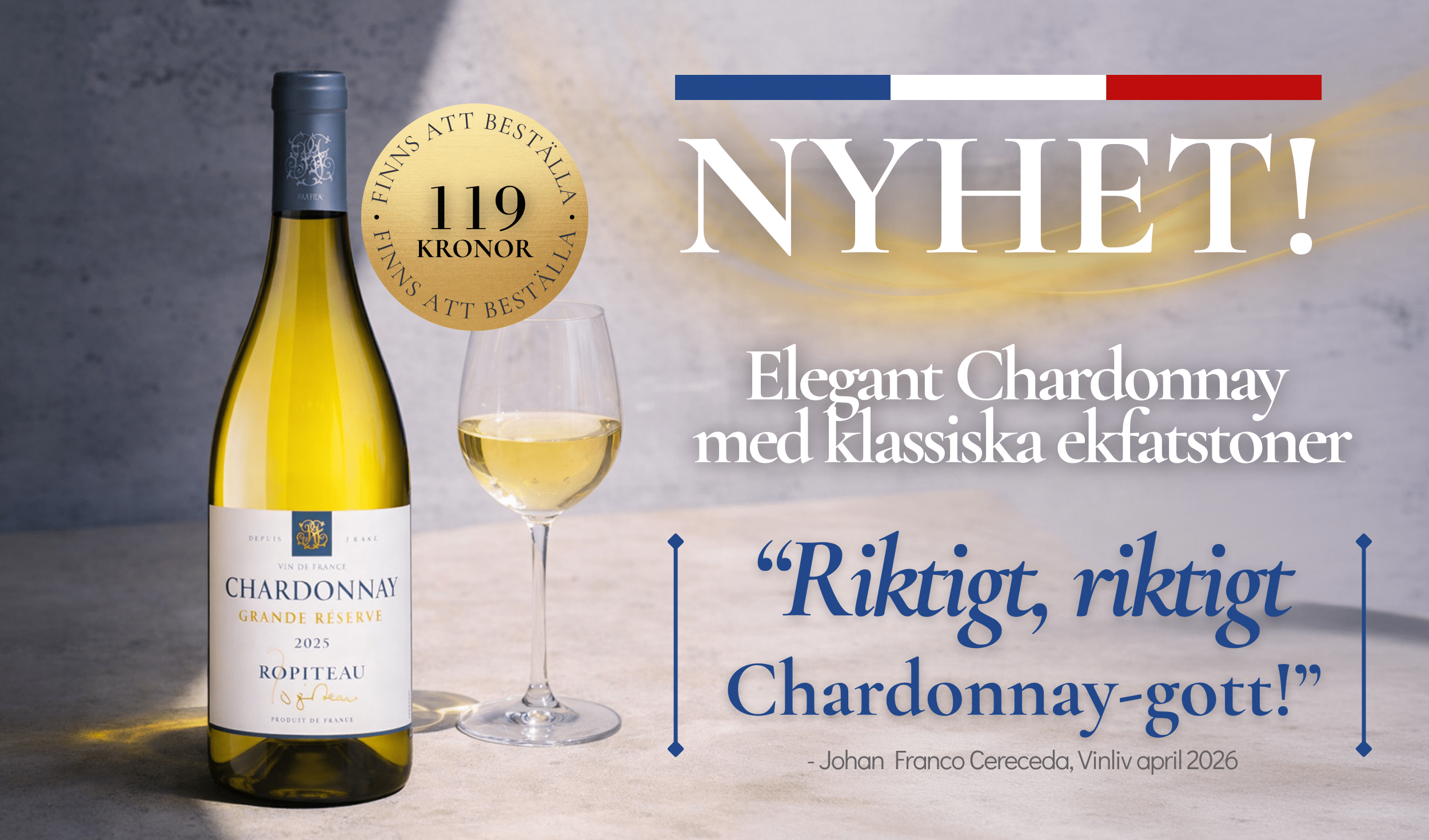 Ropiteau Chardonnay Grande Réserve, 2025