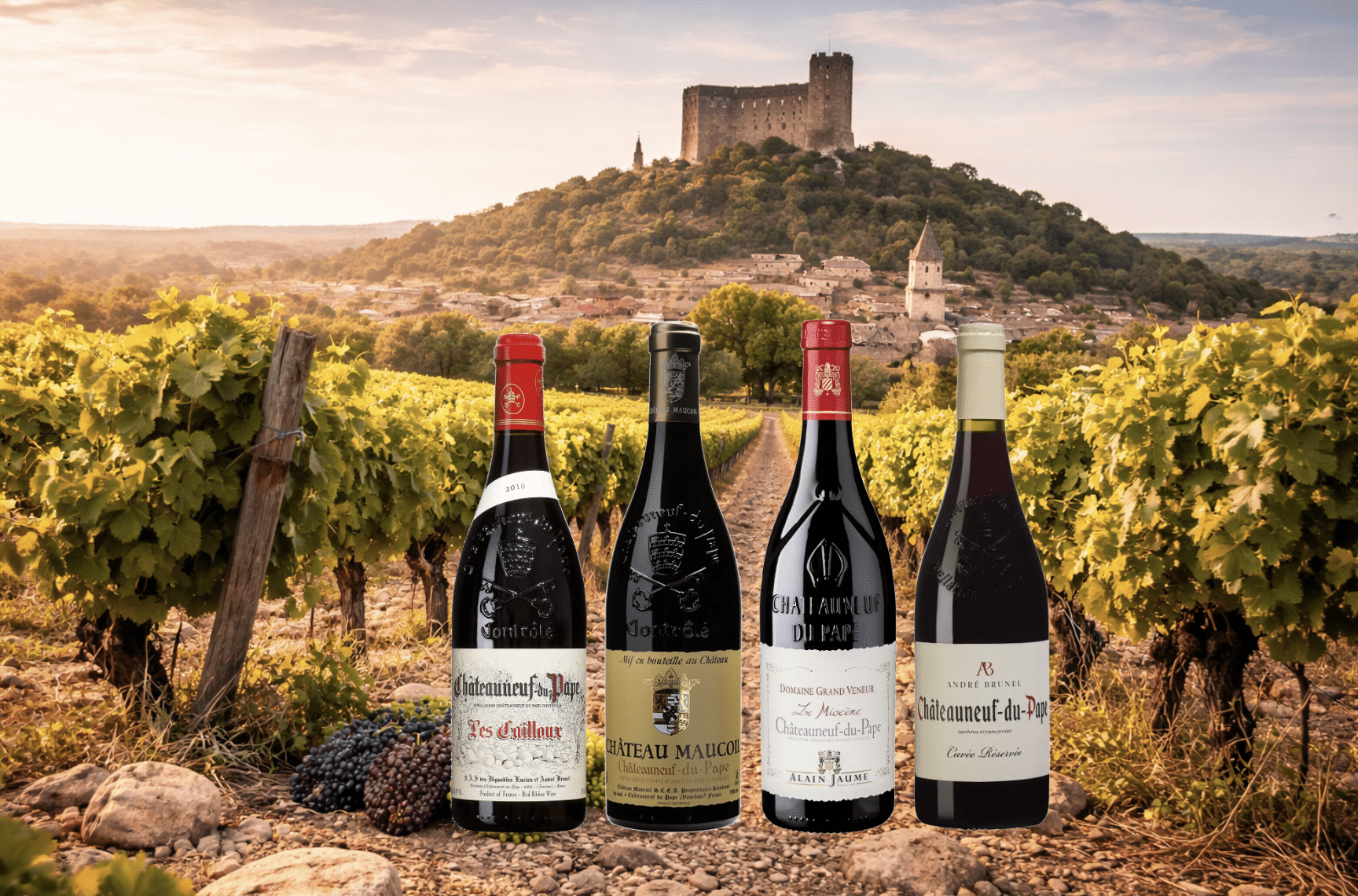 Châteauneuf-du-Pape – kronan i södra Rhônedalen